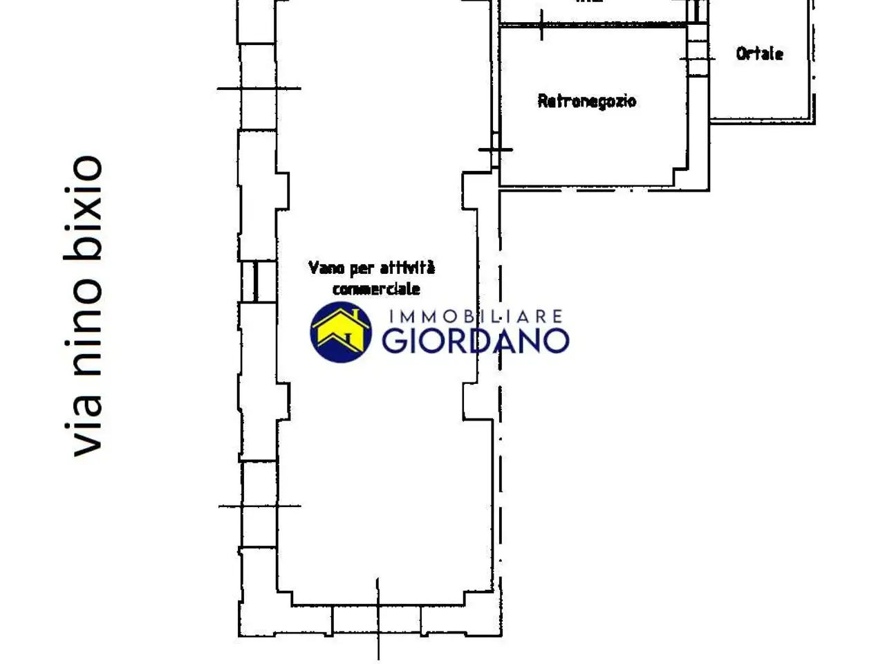 Negozio in Piazza Vittoria N. 28 Angolo Via Nino Bixio N. 4-6, Squinzano, {3} - Planimetria 1
