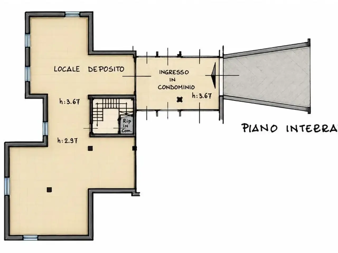 Magazzino in Via Puglie 3, Civitanova Marche, {3} - Planimetria 1