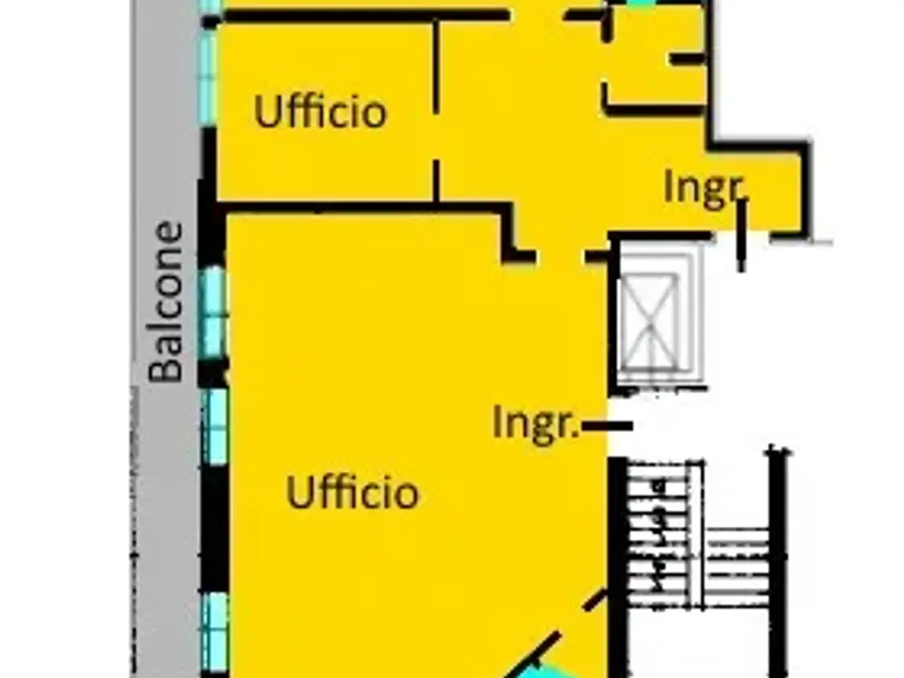 Ufficio in Via Carlo Alberto 41, Monza, {3} - Planimetria 1