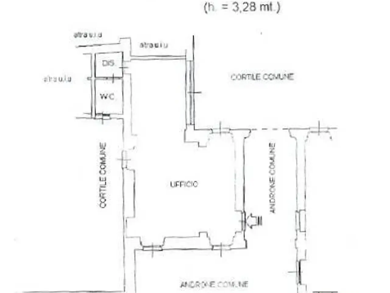 Ufficio in Via Torquato Tasso, Bergamo, {3} - Planimetria 1