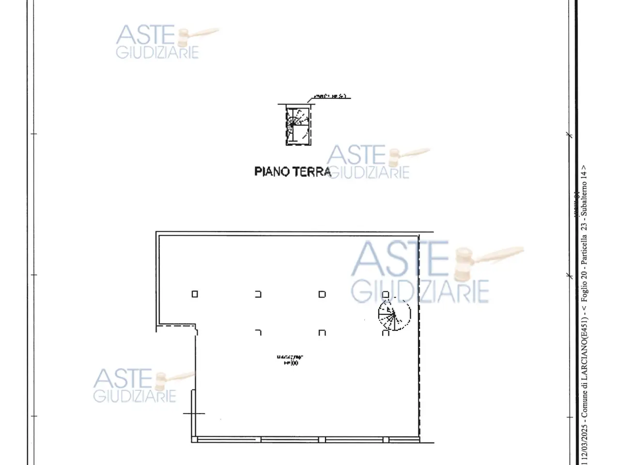 Magazzino in Via Martiri del Padule,4 Loc San Rocco - Castel Martini 4, Larciano, {3} - Planimetria 1