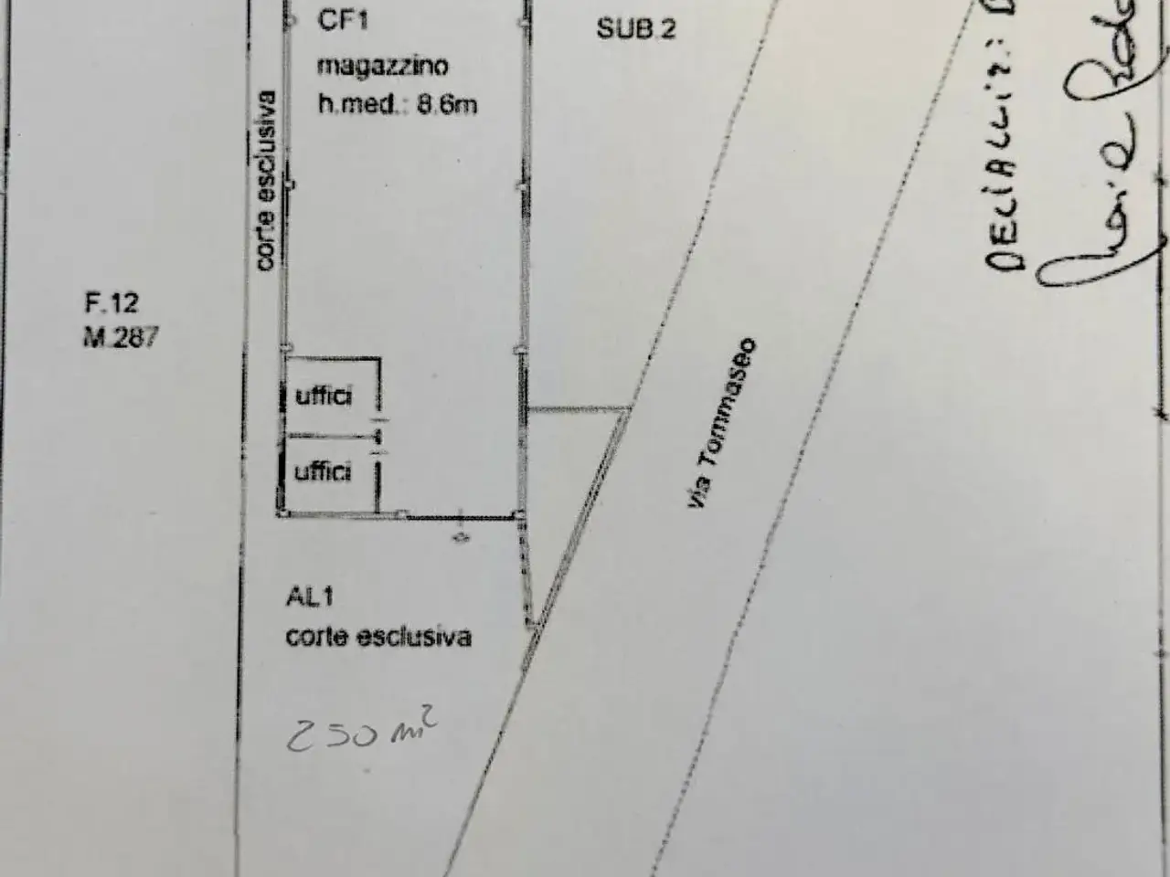 Capannone in Via Nicolò Tommaseo 7, Vado Ligure, {3} - Planimetria 1