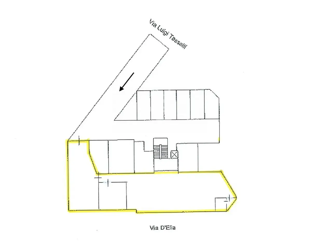 Magazzino in Via Luigi Tasselli, Lecce, {3} - Planimetria 1
