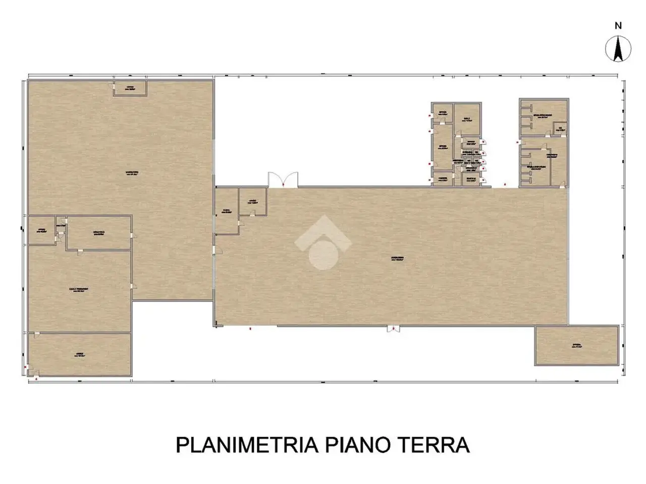 Capannone in Via Giuseppe Ungaretti 3, Caorso, {3} - Planimetria 1