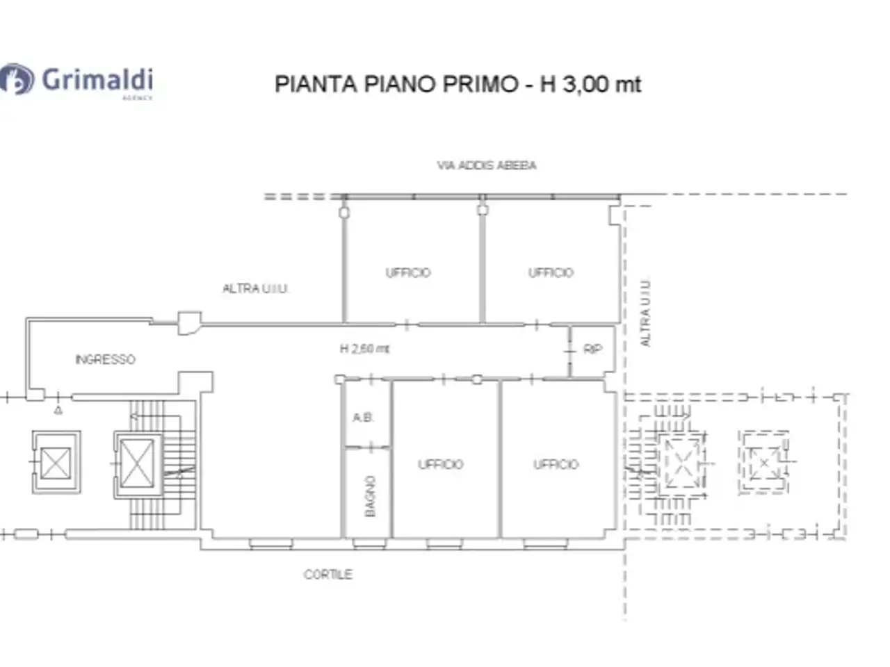 Ufficio in Via Addis Abeba 3, Biella, {3} - Planimetria 1