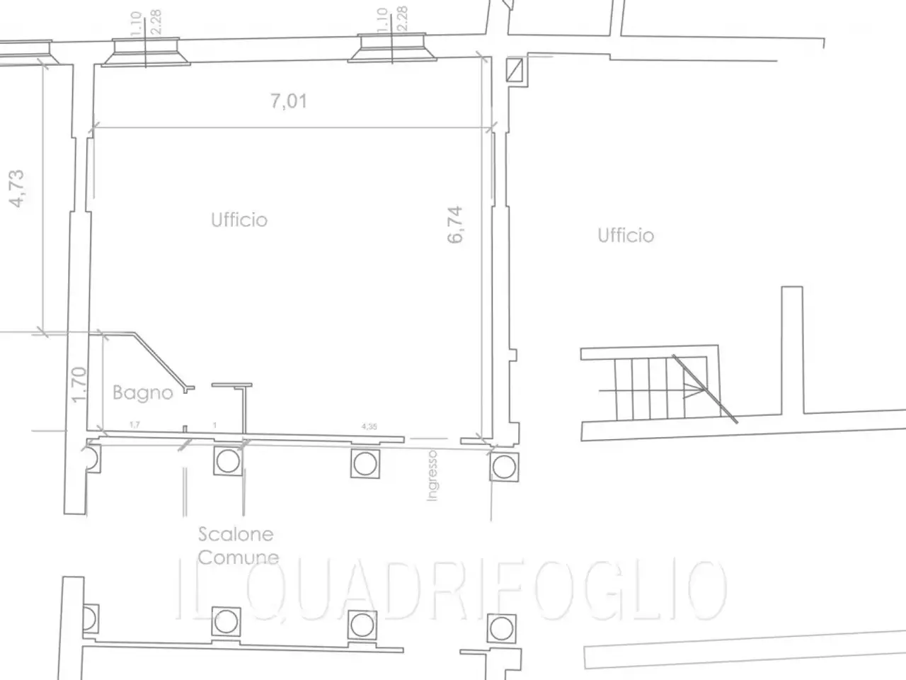 Ufficio in , Cesena, {3} - Planimetria 1
