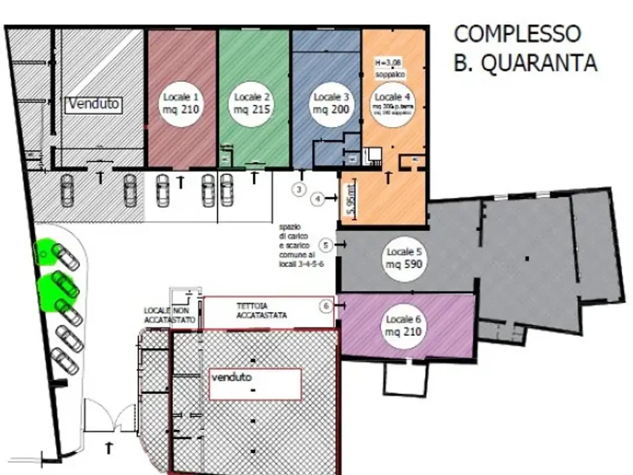 Capannone in Via delle Repubbliche Marinare 301, Napoli, {3} - Planimetria 1