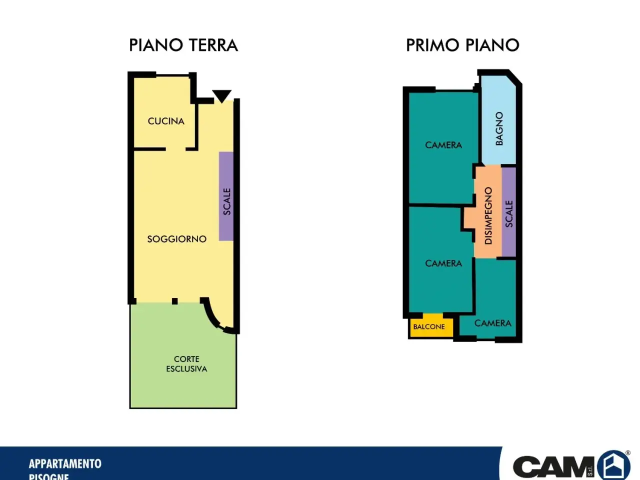 Quadrilocale in vendita, Via dei Monti, 32, Pisogne - Planimetria 1
