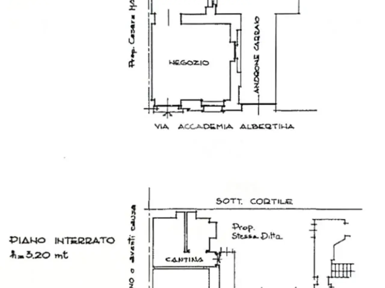 Negozio in Via Accademia Albertina 28, Torino, {3} - Planimetria 1
