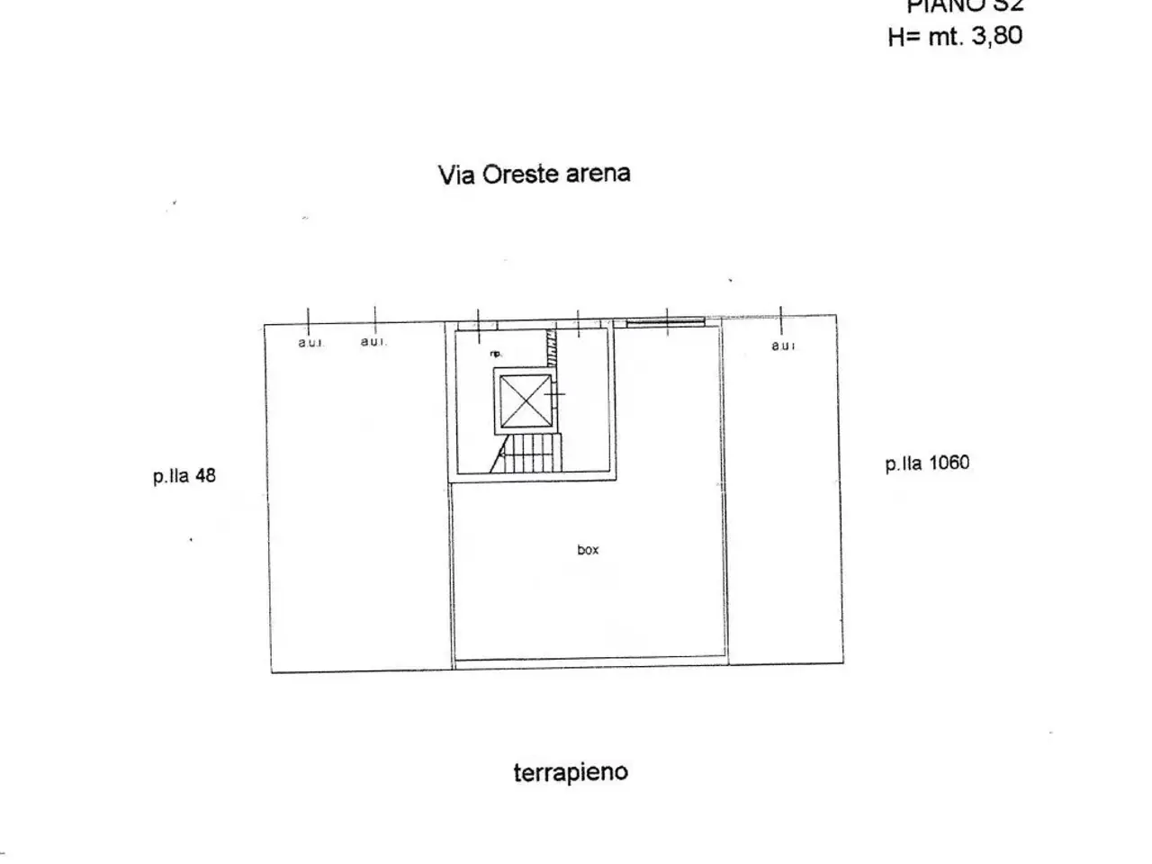 Box in vendita, Via Montepellegrino 171, Palermo - Planimetria 1