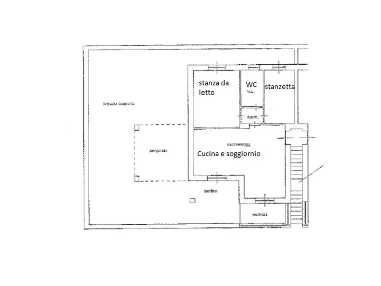 Trilocale in vendita, Via del Geranio 5, Carini - Planimetria 1