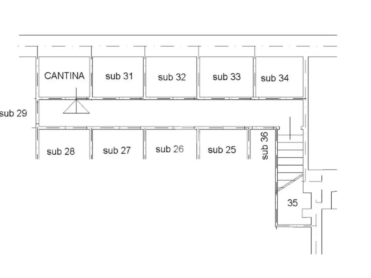 Magazzino in Via Principe di Montfort 8, Trieste, {3} - Planimetria 1