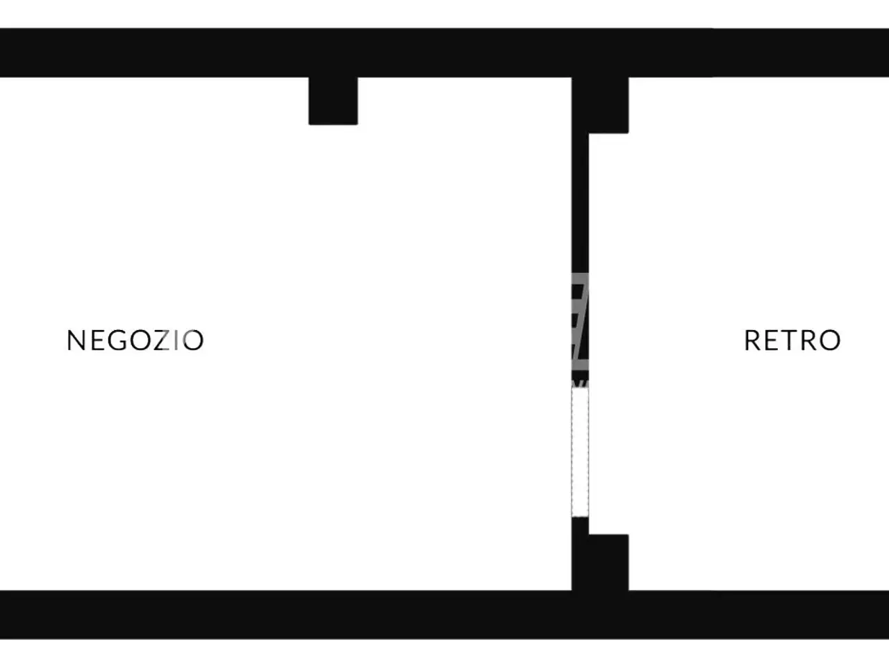 Negozio in Via Netro 4, Torino, {3} - Planimetria 1