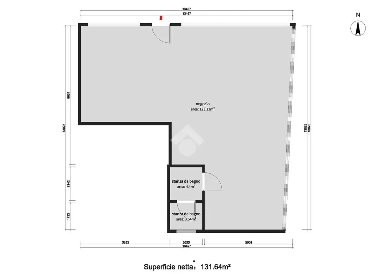 Ufficio in Via Virgilio Montini, Lumezzane, {3} - Planimetria 1
