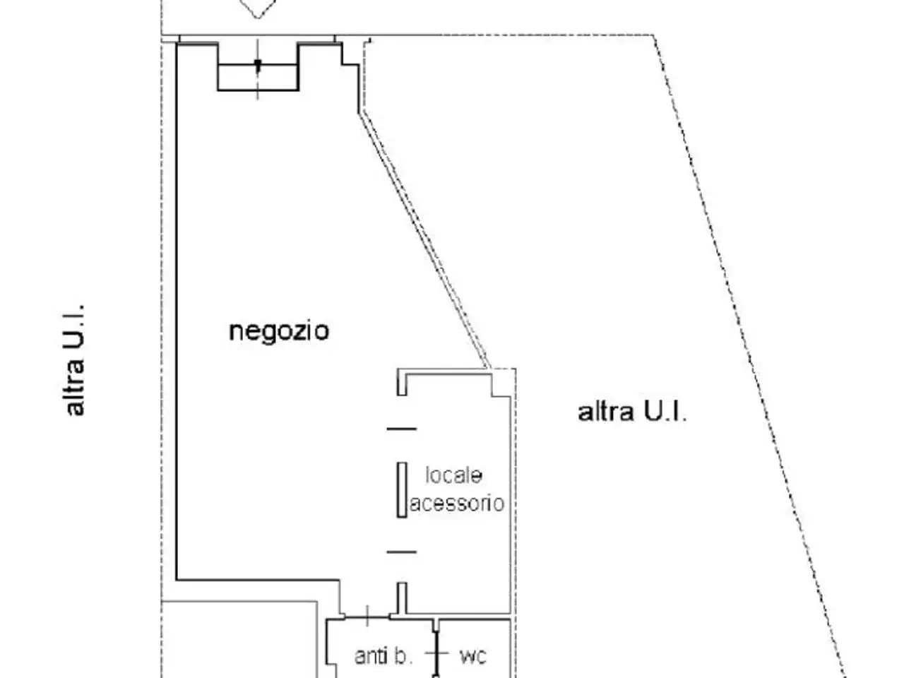 Negozio in Via Torino 15, Cuorgne', {3} - Planimetria 1