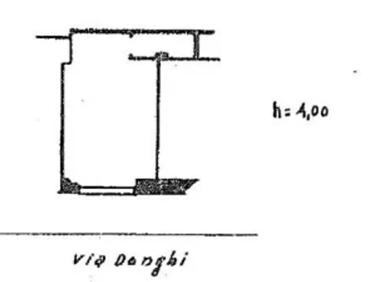 Negozio in Via Donghi, Genova, {3} - Planimetria 1