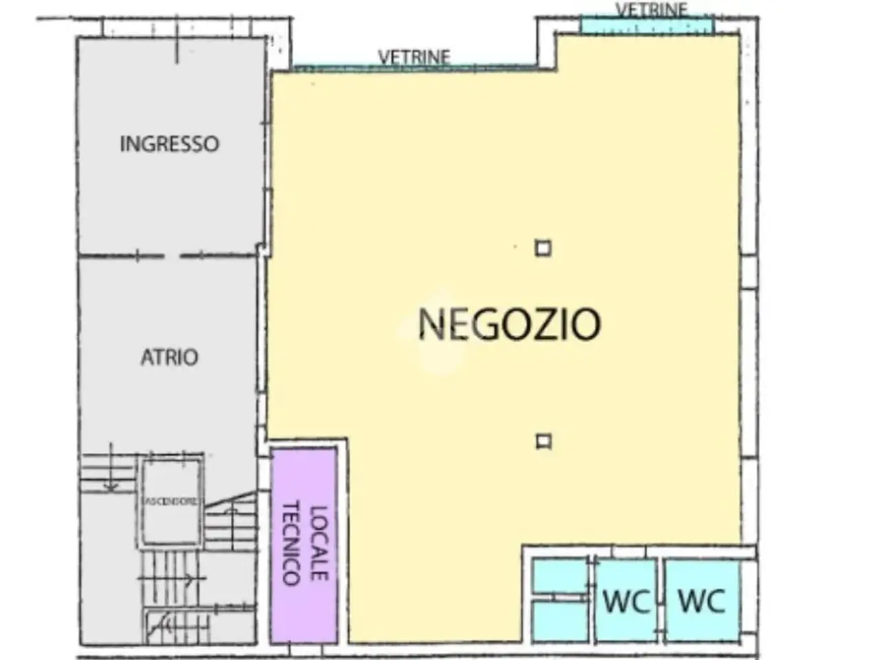 Ufficio in Via Somalia 6, Brescia, {3} - Planimetria 1