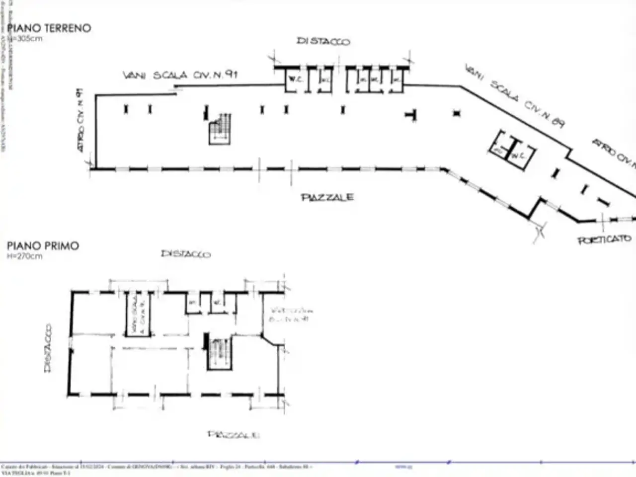 Negozio in Via Teglia 89, Genova, {3} - Planimetria 1