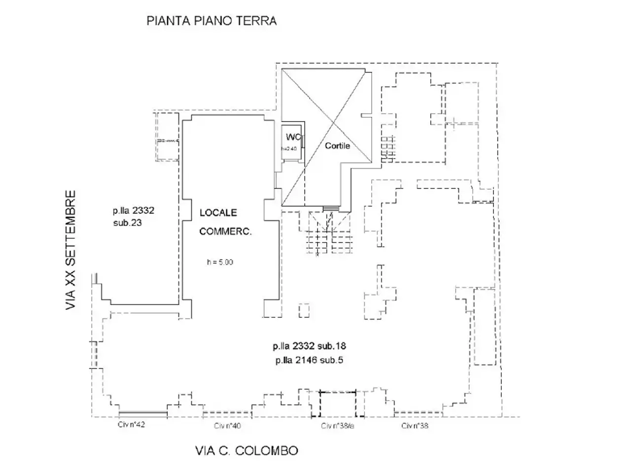 Negozio in Via Cristoforo Colombo  38, Brindisi, {3} - Planimetria 1