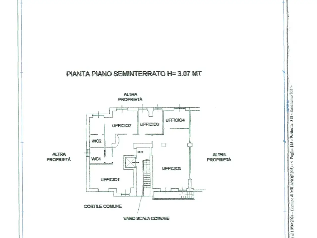 Ufficio in Viale Monza 196, Milano, {3} - Planimetria 1