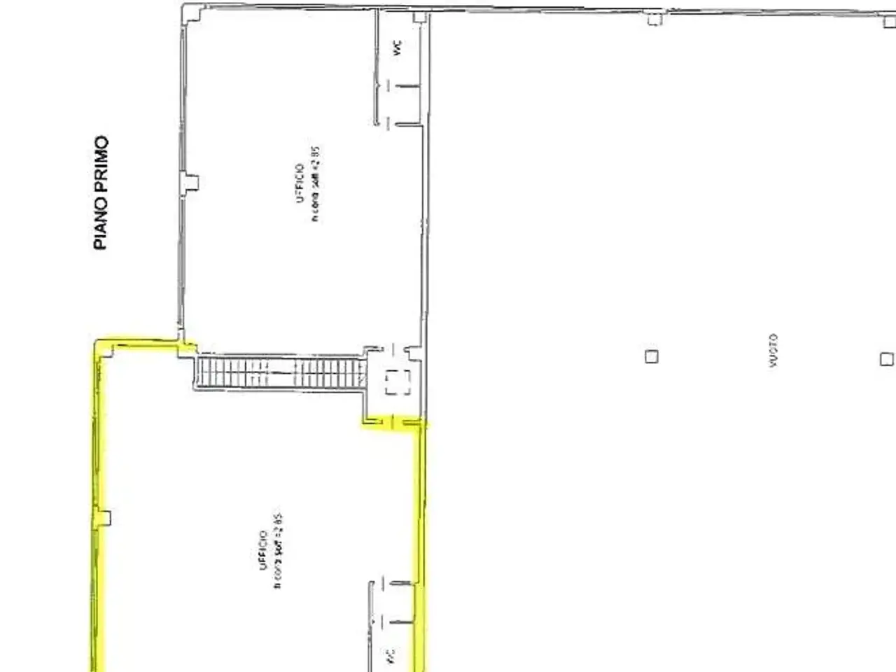 Ufficio in Via del Consorzio  41, Falconara Marittima, {3} - Planimetria 1