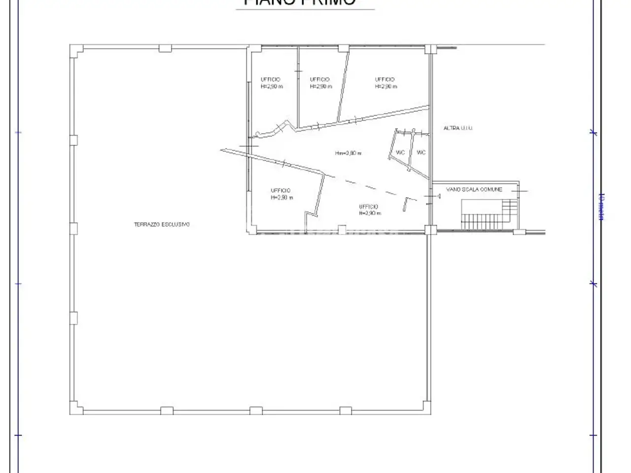 Ufficio in Via Sacco E Vanzetti, Ancona, {3} - Planimetria 1
