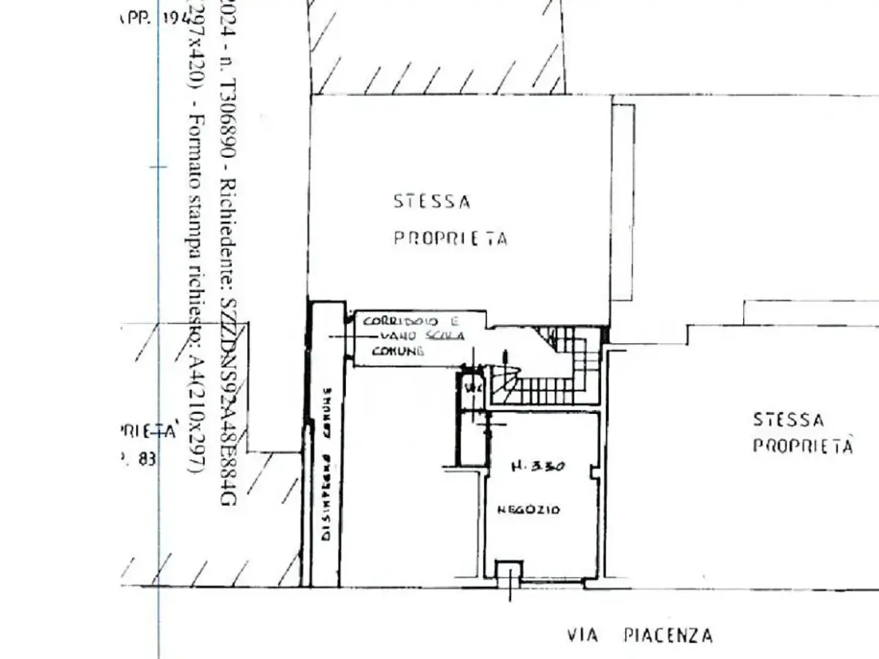 Negozio in Via Piacenza 27, Crema, {3} - Planimetria 1