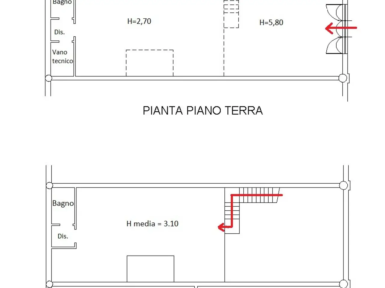 Negozio in Via Pietro Toselli, Siena, {3} - Planimetria 1