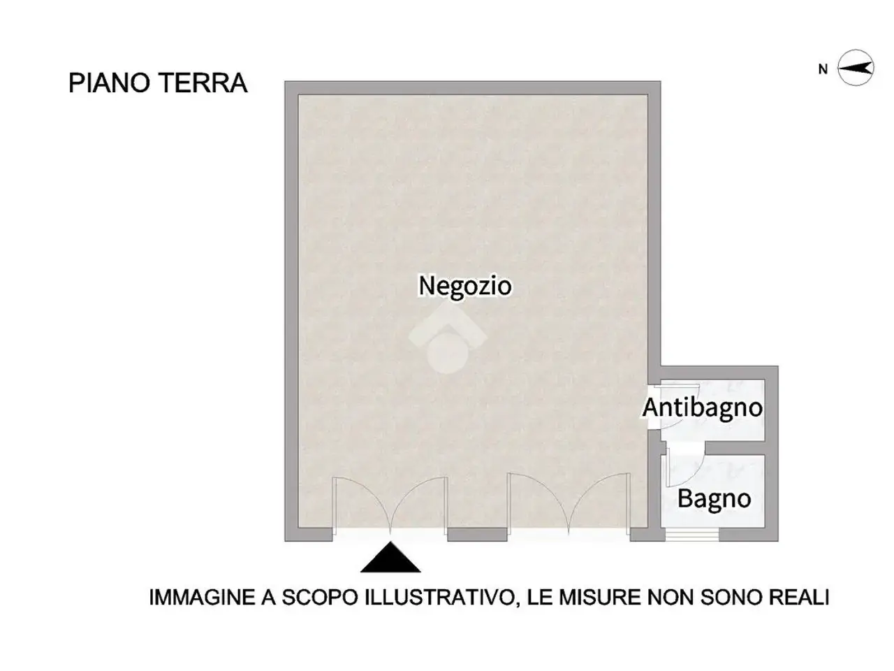 Negozio in Via Legnano 62, Porto Sant'Elpidio, {3} - Planimetria 1
