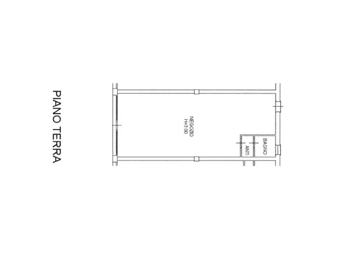 Negozio in Via Monsignor Moreni 83, Montichiari, {3} - Planimetria 1