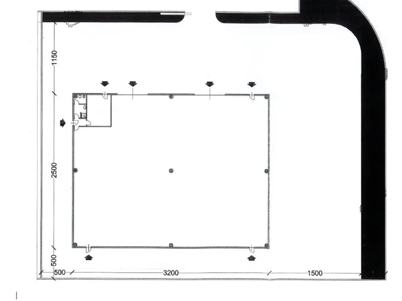 Capannone in Via Presolana, Medolago, {3} - Planimetria 1