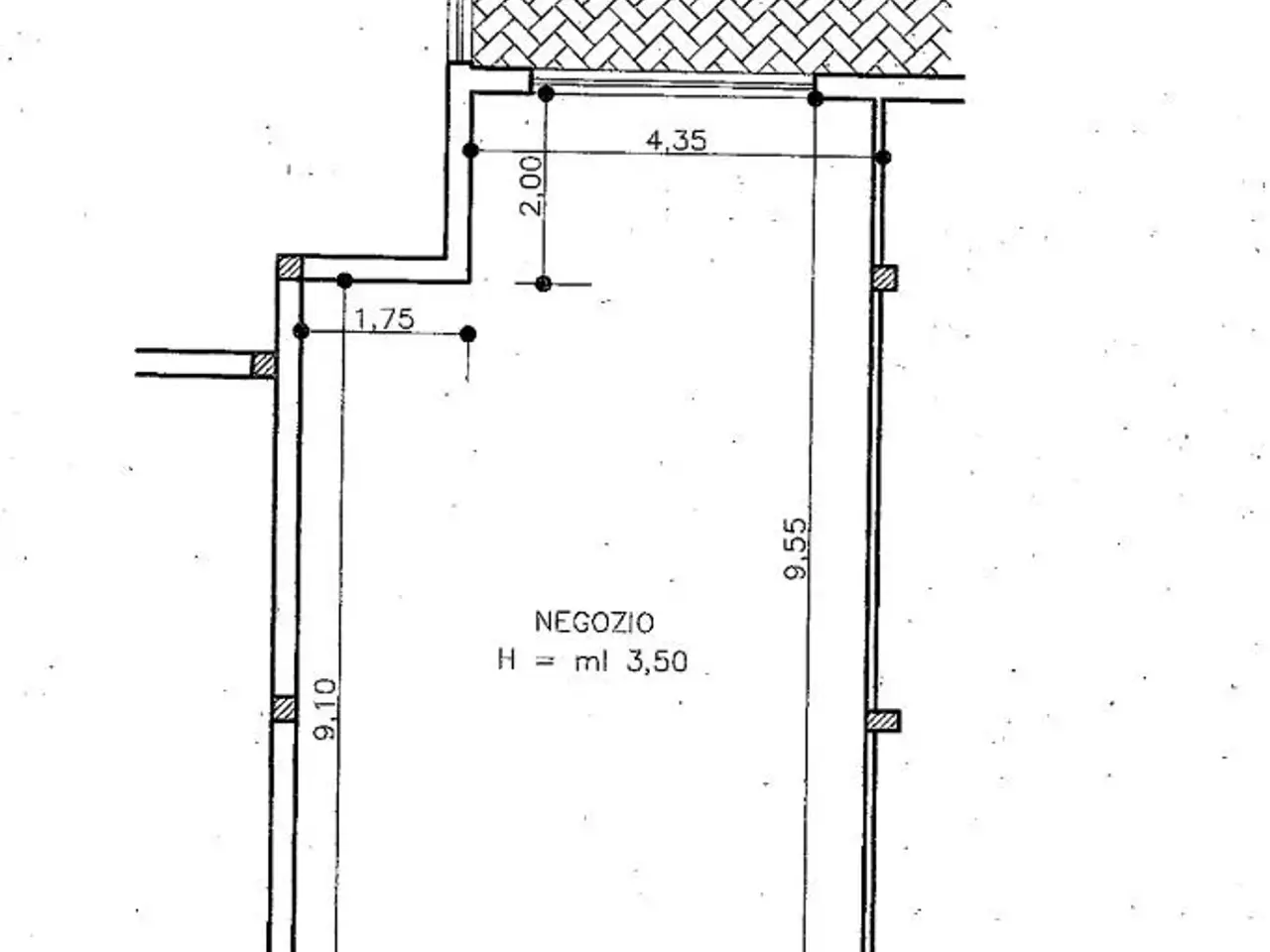Negozio in Via Sassari 39, Ardea, {3} - Planimetria 1