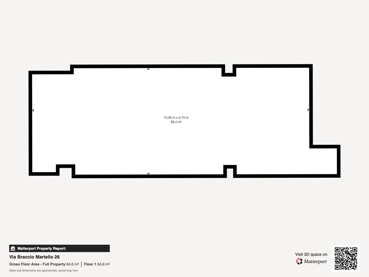 Negozio in Via Braccio Martello 26, Lecce, {3} - Planimetria 1