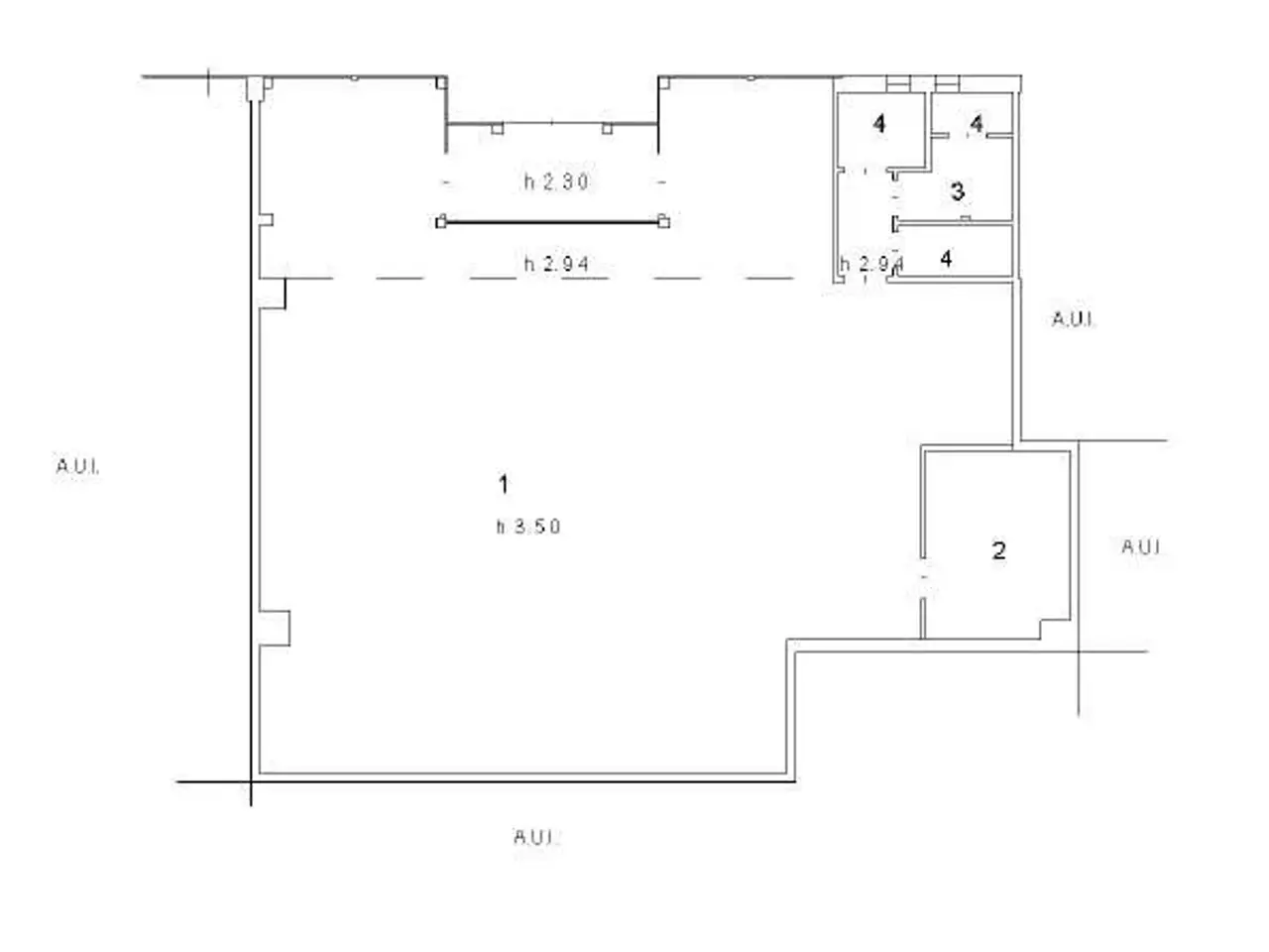 Negozio in Via Manzoni, Montano Lucino, {3} - Planimetria 1