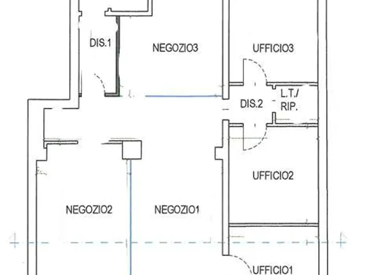 Negozio in , Milano, {3} - Planimetria 1