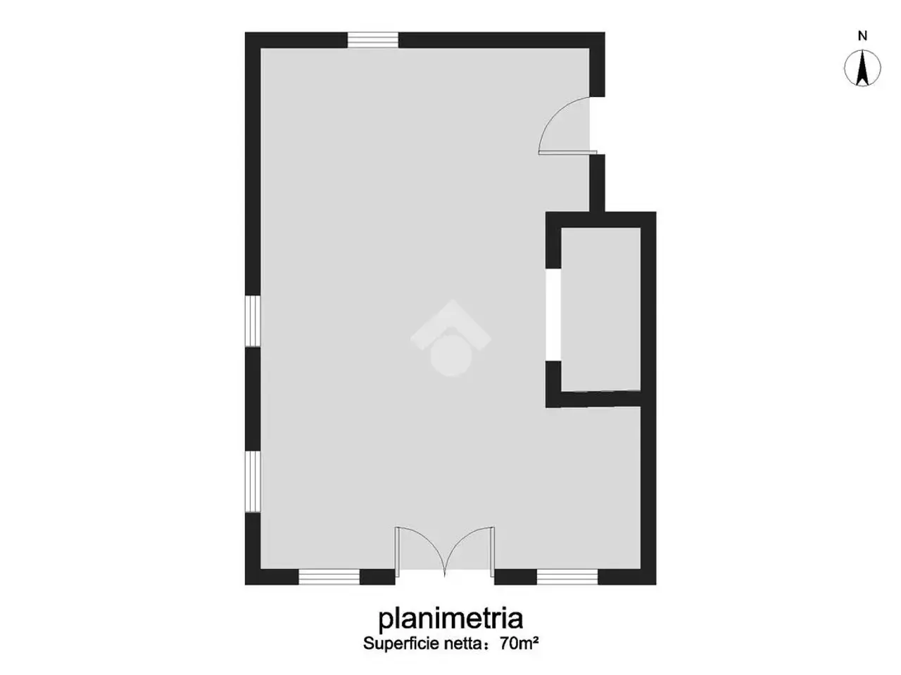 Negozio in Via Guglielmo Marconi 17, Cittadella, {3} - Planimetria 1