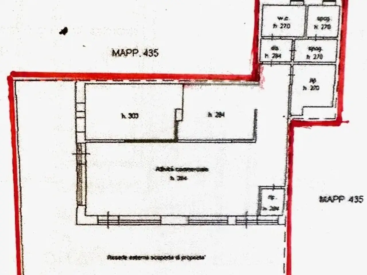 Palazzina commerciale in , Viareggio, {3} - Planimetria 1