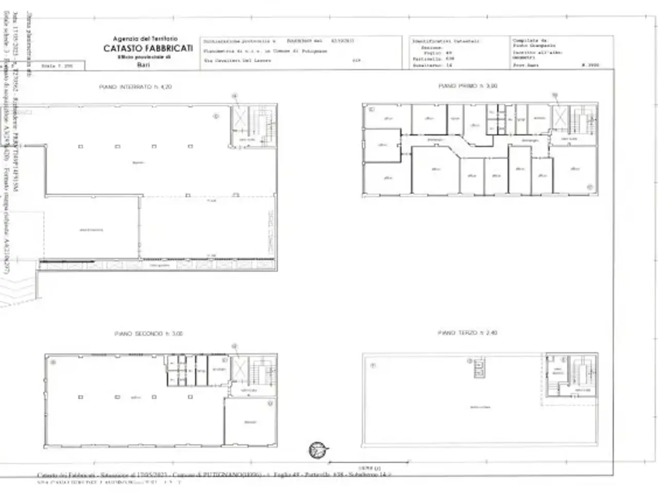 Capannone in Via Cavalieri del Lavoro, Putignano, {3} - Planimetria 1