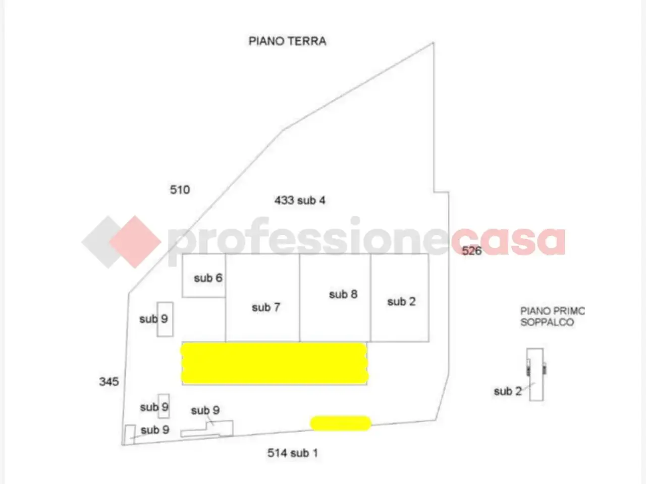 Capannone in Via Asi Snc, Anagni, {3} - Planimetria 1