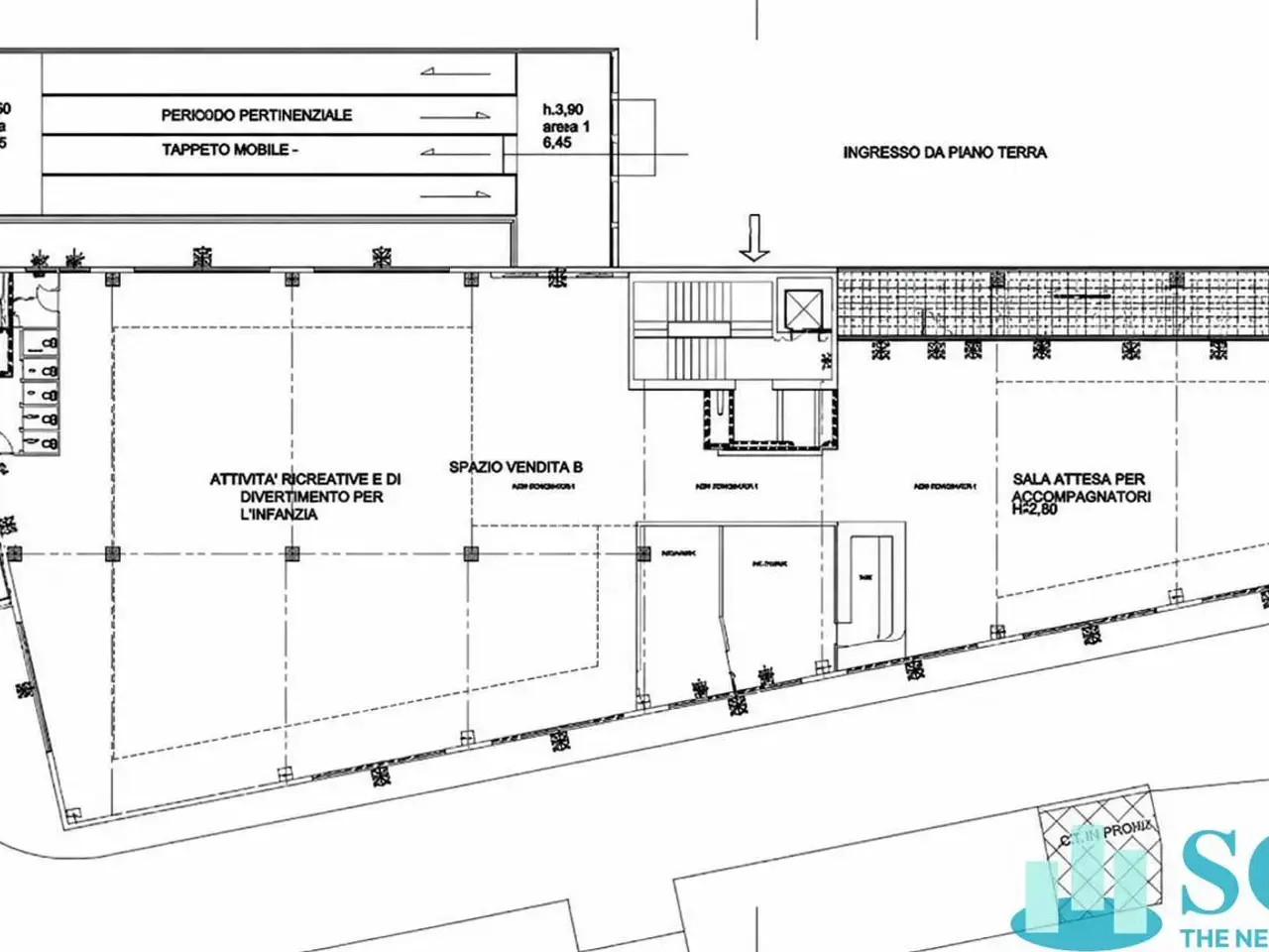 Negozio in Via Casteletto, Paderno Dugnano, {3} - Planimetria 1