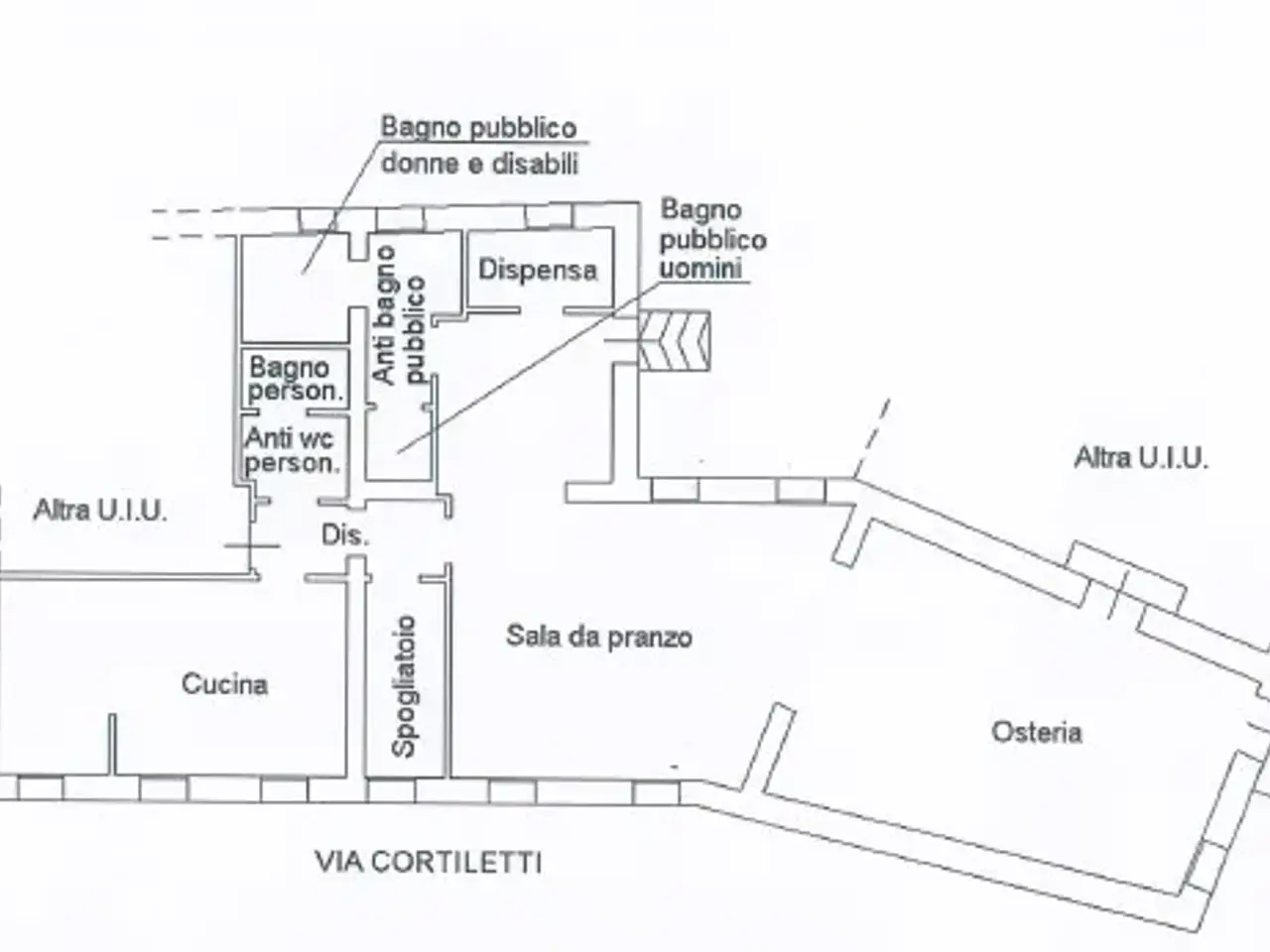 Bar in Viale Caccianiga, Maserada Sul Piave, {3} - Planimetria 1