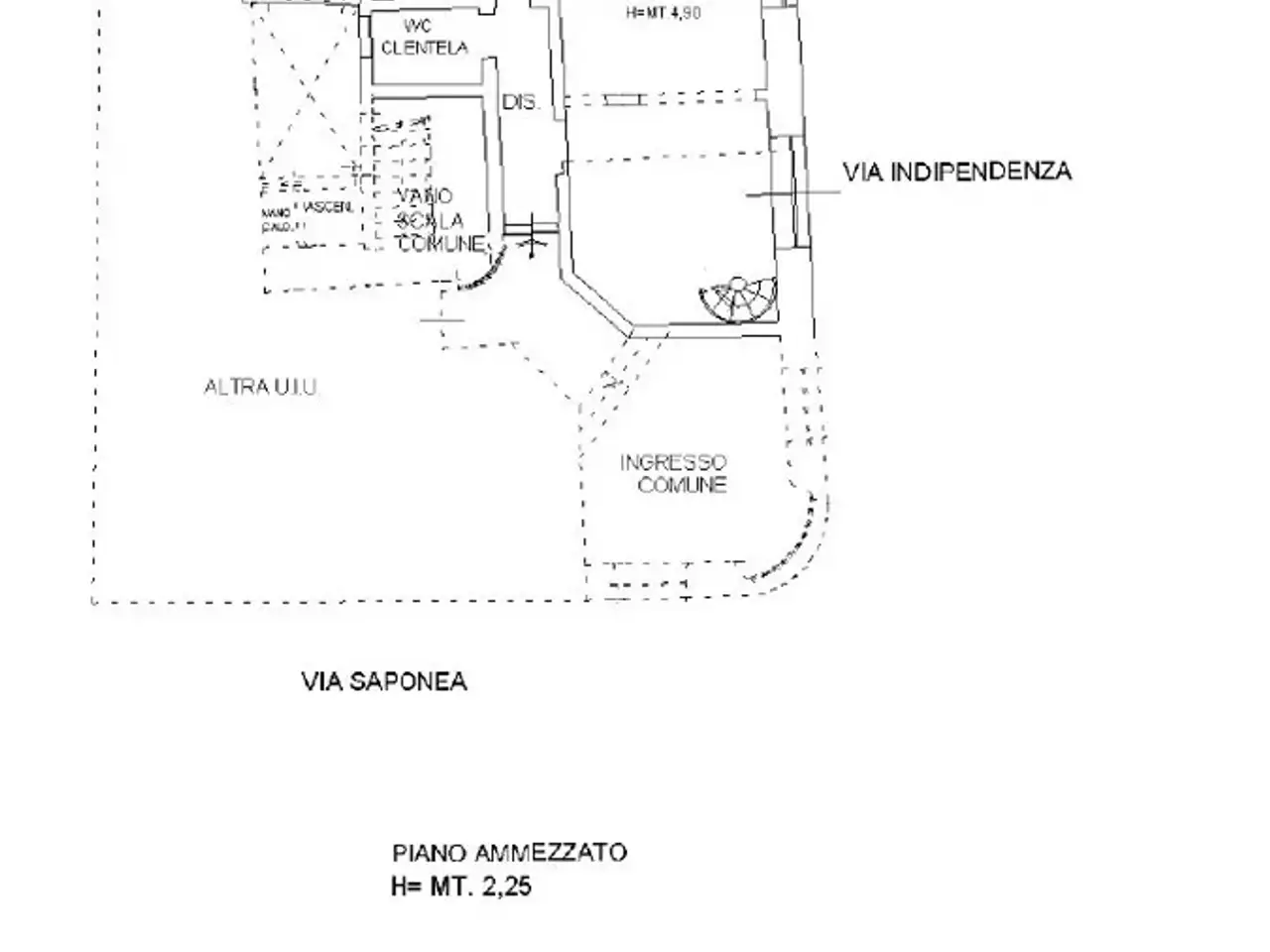 Negozio in Via Indipendenza 38, Brindisi, {3} - Planimetria 1