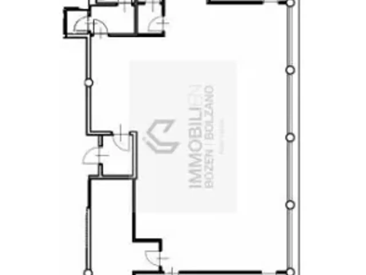 Ufficio in Piazza della Parrocchia 31, Bolzano, {3} - Planimetria 1