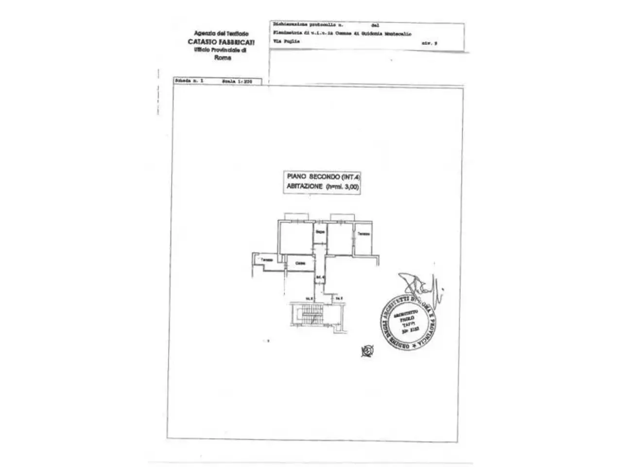 2-room flat in Via Puglie, Guidonia Montecelio - Planimetry 1