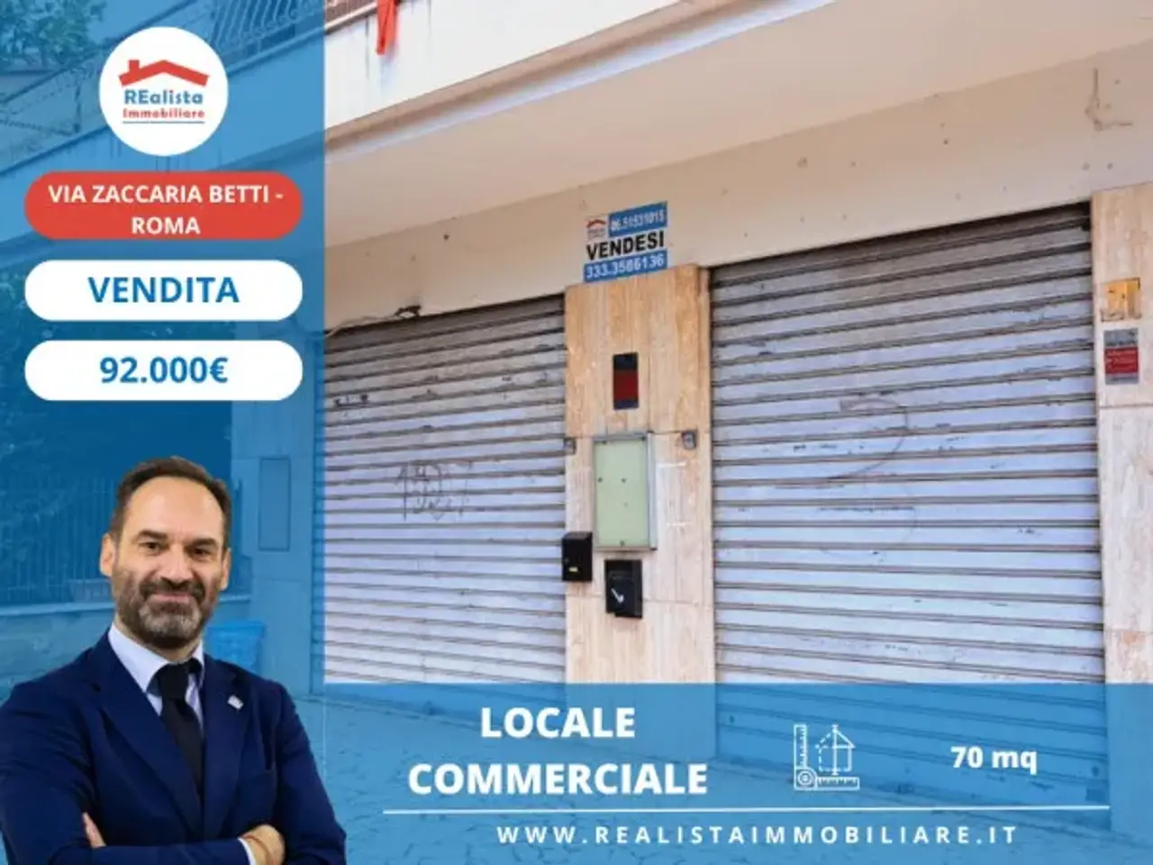 Negozio in Via Zaccaria Betti, Roma, {3} - Foto 1