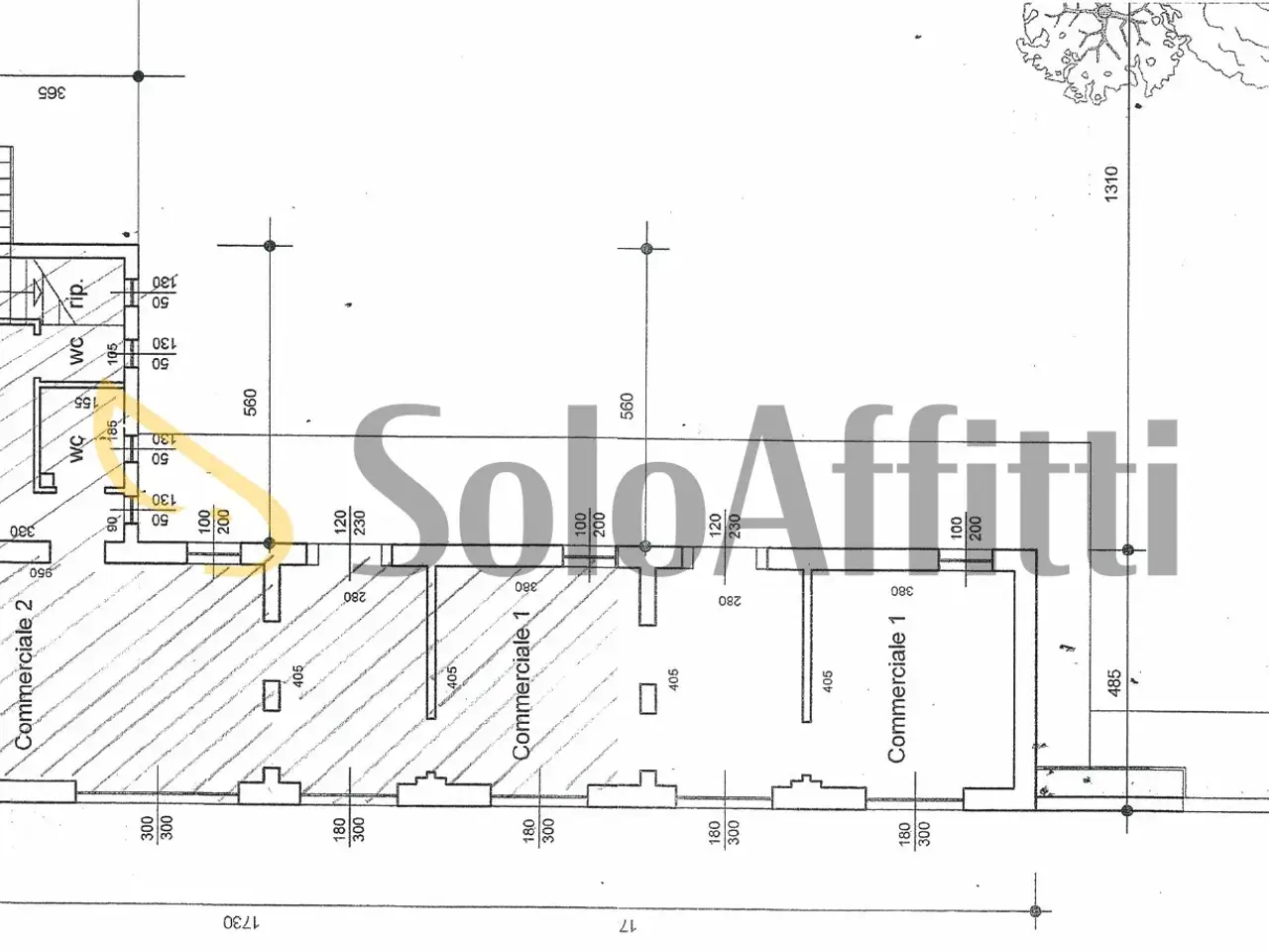 Negozio in , Gallarate, {3} - Planimetria 1