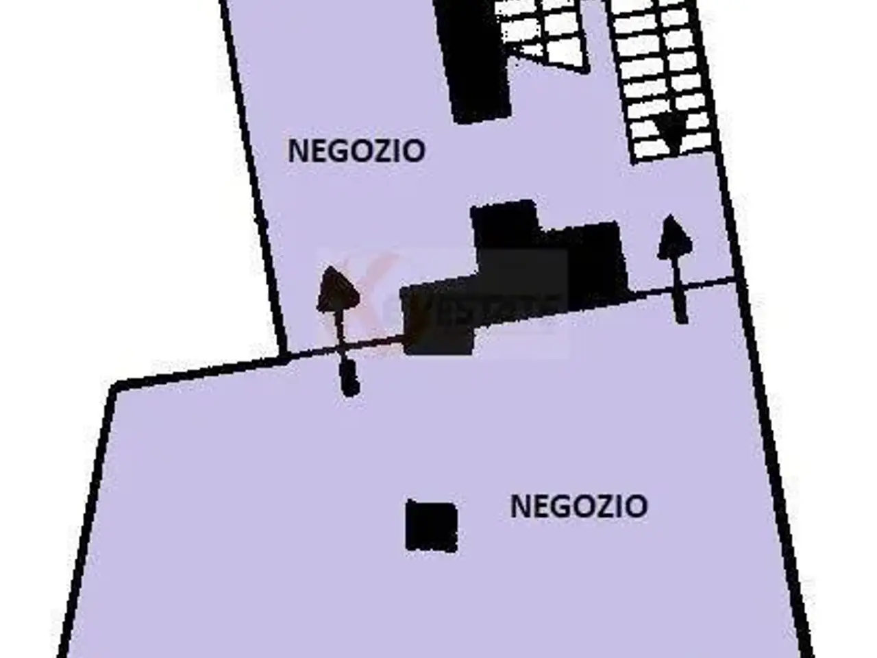 Negozio in Via Rosello 13, Sassari, {3} - Planimetria 1
