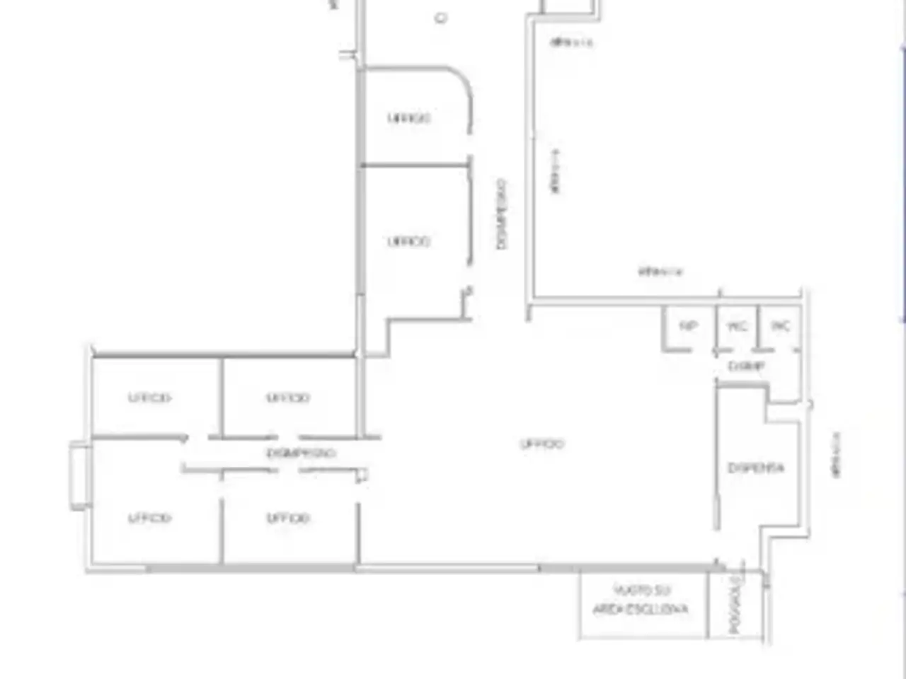 Ufficio in Via F. Garofoli 233, San Giovanni Lupatoto, {3} - Planimetria 1