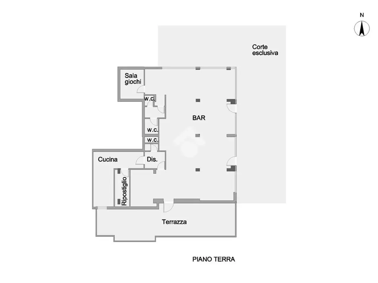 Negozio in Via Torino, Castellalto, {3} - Planimetria 1