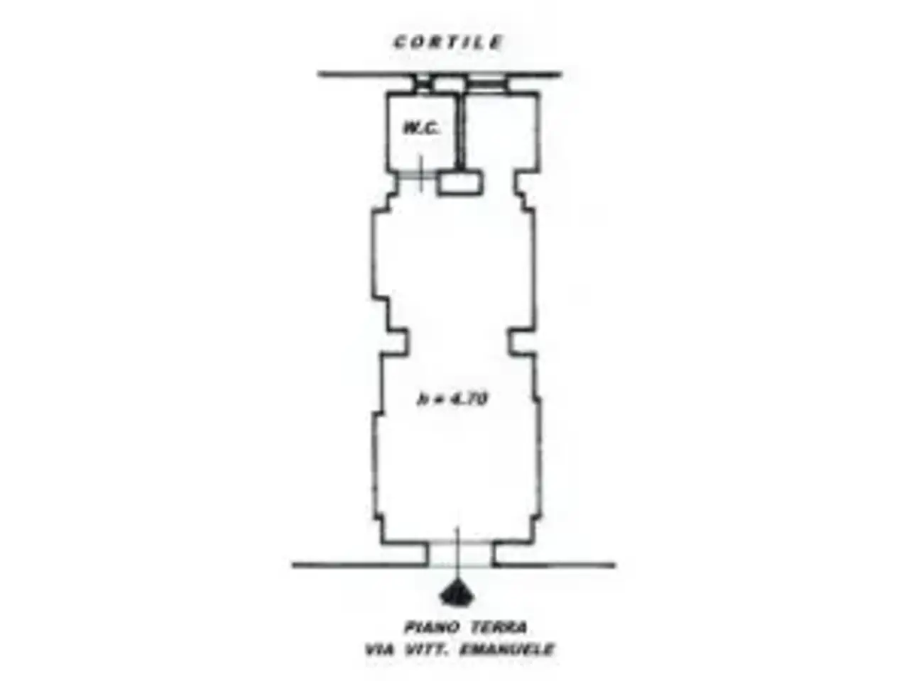 Negozio in Via Vittorio Emanuele 217, Paterno', {3} - Planimetria 1
